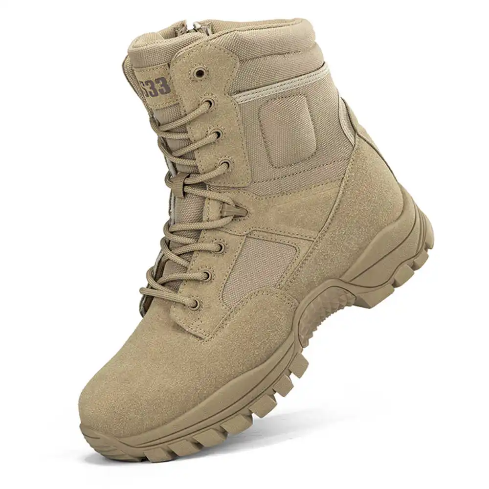 Luxury Lifestyle Training - Nonald-Bottes de randonnée en cuir véritable