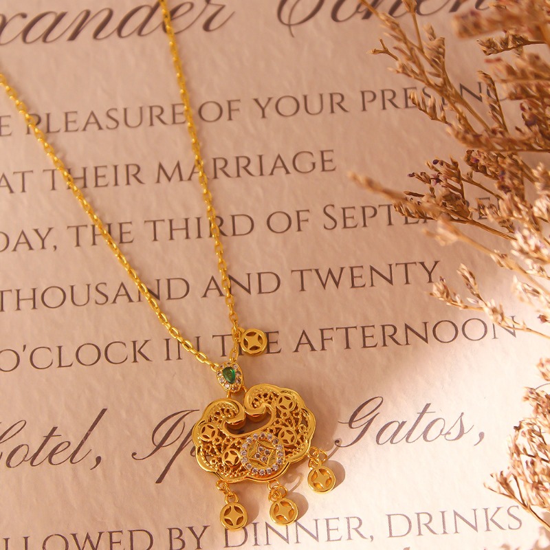 Luxury Lifestyle Jewelry - Collier de verrouillage longue durée de