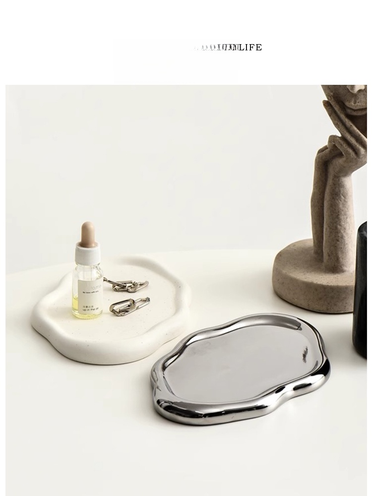 Luxury Lifestyle Jewelry - Plateau de rangement en céramique de